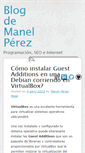Mobile Screenshot of manelperez.com