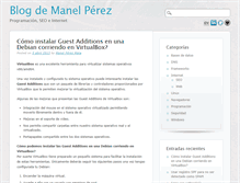 Tablet Screenshot of manelperez.com